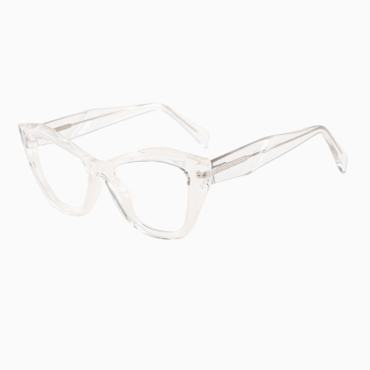 【小顔効果・やわらかな華やかさ】Eterlens 老眼鏡 おしゃれ キャットアイ 幾何学メガネ | TR超軽量フレーム | ブルーライトカット・レディース - 商品画像 8/10 (CatEye BlueGuard)