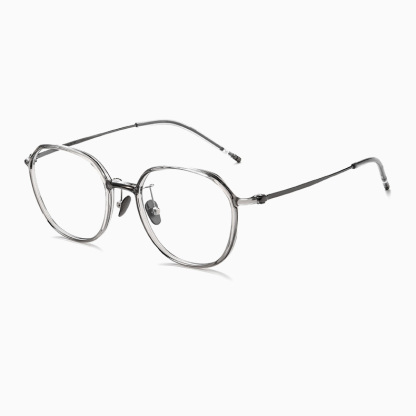 Eterlens｜超軽量エアチタンの小さめフレーム｜度付き対応｜レトロ風メガネ-Eterlens