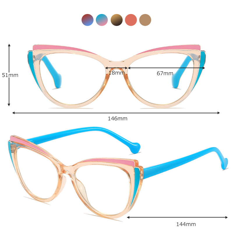 Eterlens キャットアイ ブルーライトカットフォックス老眼鏡｜お洒落で若々しく｜アウトドアファッションモデル - 商品画像 6/10 (CatEye BlueGuard)