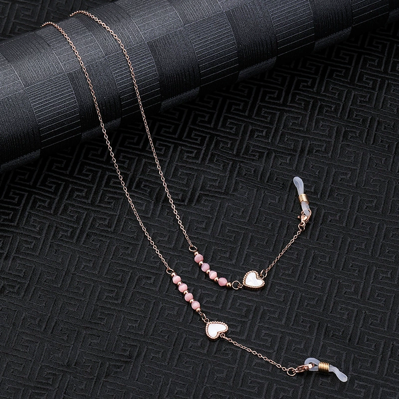 Eterlens おしゃれな純チタン製軽量眼鏡チェーン-Eterlens