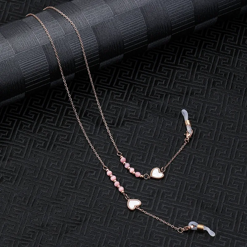 Eterlens おしゃれな純チタン製軽量眼鏡チェーン-Eterlens