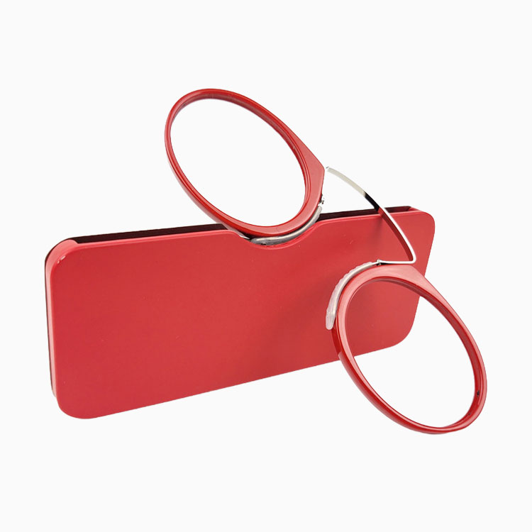 【財布サイズ・耳を圧迫しない】Eterlens | TR90製ノーズクリップ【Pocket-Air】| テンプルレス| 極薄型デザイン | 携帯性No.1、鼻に挟むだけ | 老眼鏡・リーディンググラス | 読書をどこでもスマートに