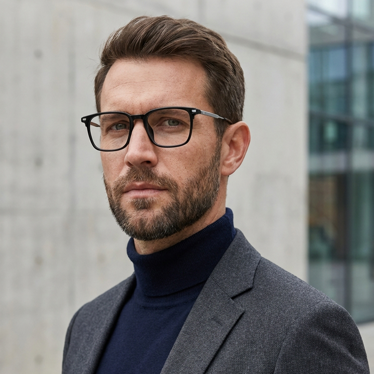 Eterlens│ウェリントンフレームメガネ