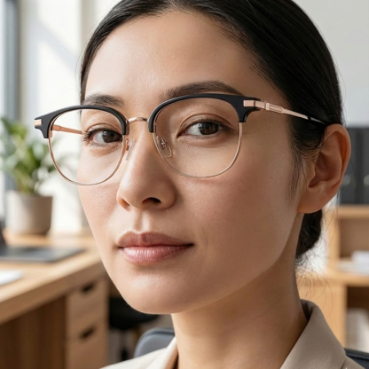 Eterlens-ボストン型ブローフレーム