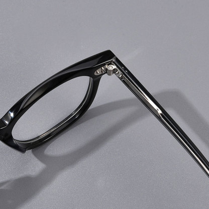 Eterlens｜レトロ感漂う超軽量ウェリントン型メガネ｜上質感あふれる