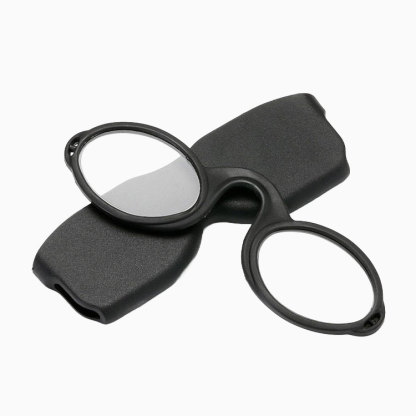 【7g超軽量・耳が痛くない】Eterlens | シリコン製ノーズクリップ【Nano-Clip】| テンプルレス一体型パッド | 財布に収まる持ち運びやすさ | 老眼鏡・リーディンググラス | 読書をどこでも自由に