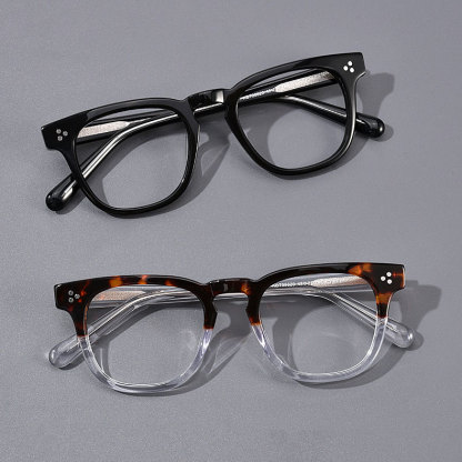 Eterlens｜レトロ感漂う超軽量ウェリントン型メガネ｜上質感あふれる