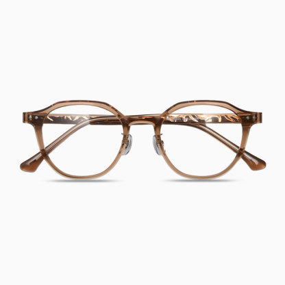 Eterlens | 16g レトロ風アセテートメガネ | 芯張りテンプル | オーダーメイド