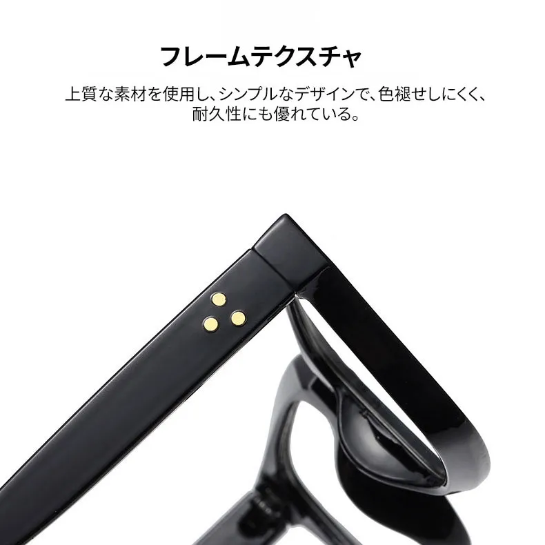 Eterlens 知性の窓  | ブルーライトカット老眼鏡ビッグフレームウェリントン型-White tortoise shell