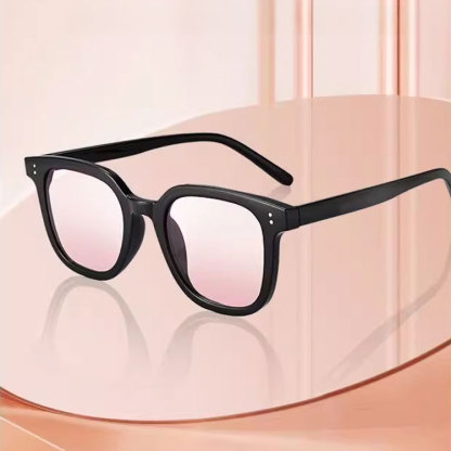 Eterlens｜新作グラデーションチークレンズメガネ｜TR90ブルーライトカット｜小顔見え効果