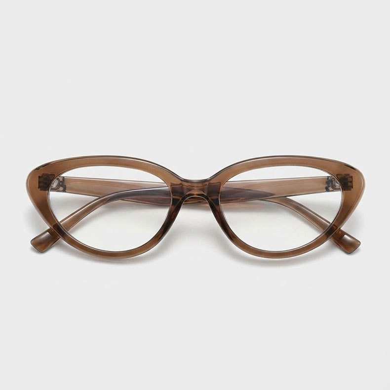 Eterlens | レトロ風フォックス型アセテートメガネ│おしゃれなデザイン