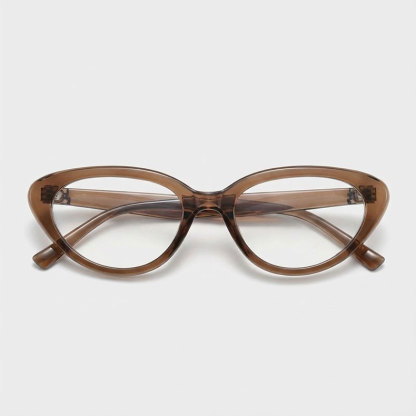 Eterlens | レトロ風フォックス型アセテートメガネ│おしゃれなデザイン