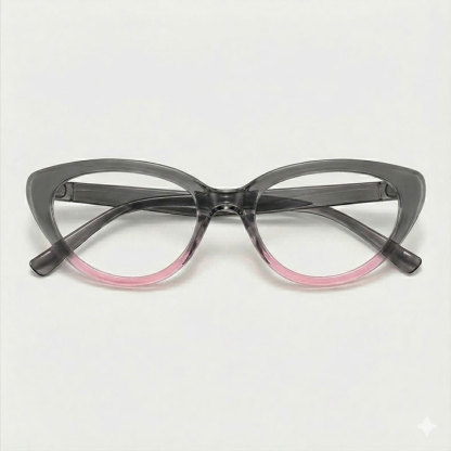 Eterlens | レトロ風フォックス型アセテートメガネ│おしゃれなデザイン