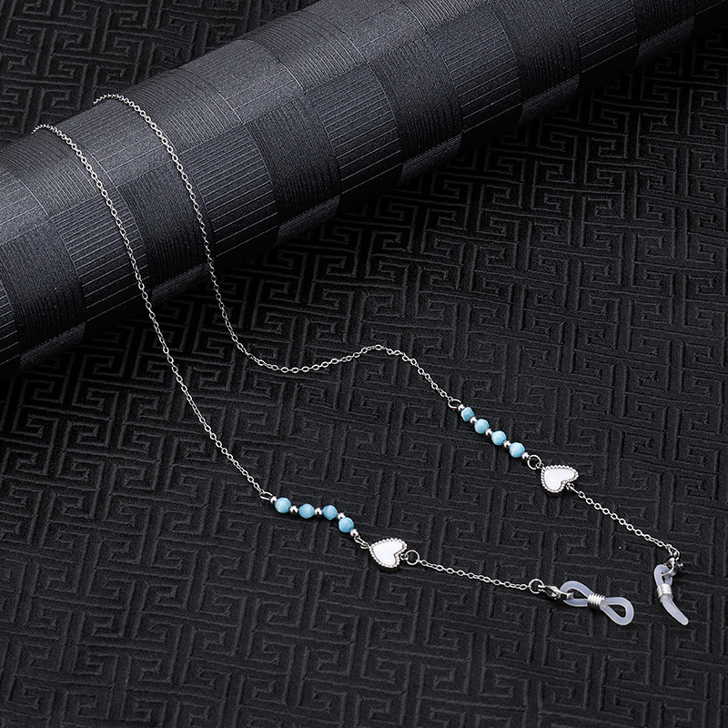 Eterlens おしゃれな純チタン製軽量眼鏡チェーン-Eterlens