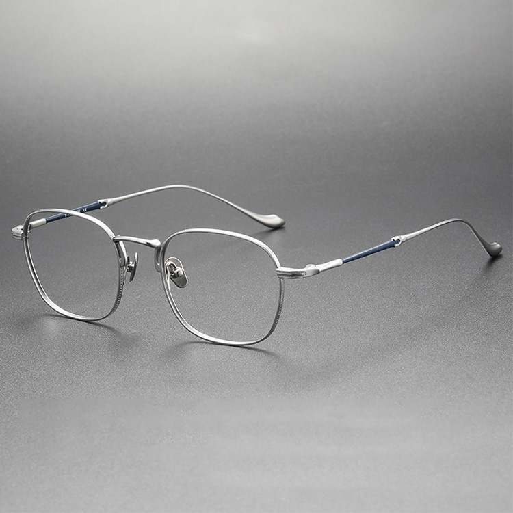 Eterlens｜手作りレトロシンプルチタンメガネ｜度付き対応｜匠の技が光る一本