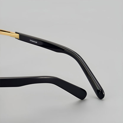 Eterlens｜職人手作りウェリントン型メガネ｜クラシックな太セル｜カスタムメイド