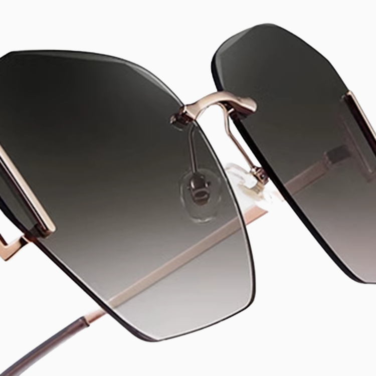 サングラス|欧米風不規則サングラス|紫外線対策UV400|トレンド | Rimless Polar - 商品画像 5/8