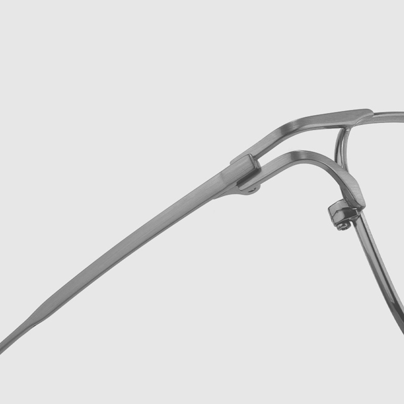 Eterlens｜チタン製大きめフルリム│度付き対応│レトロビジネススタイルメガネ-Eterlens