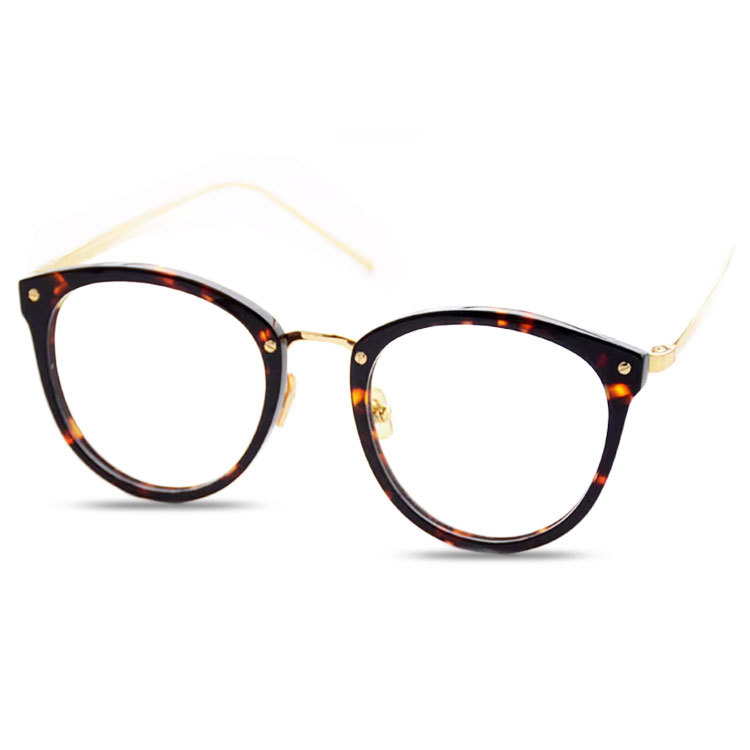 Eterlens | メタルブリッジ TR90ラウンドフレーム | ブルーライトカット | レトロ風老眼鏡-Eterlens