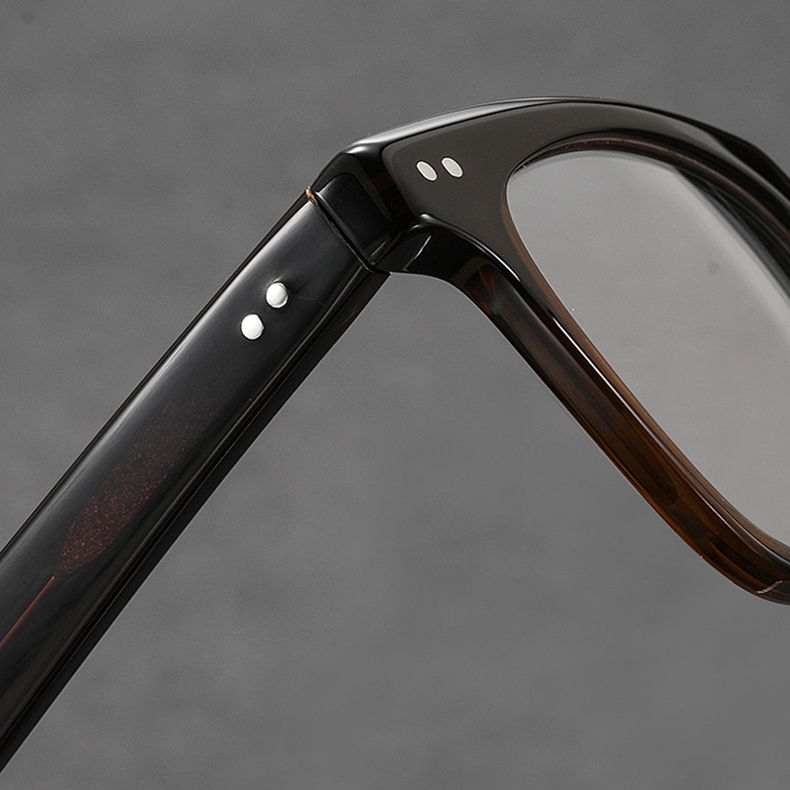 Eterlens｜アセテート製ウェリントン型メガネ｜クラシックな太セル