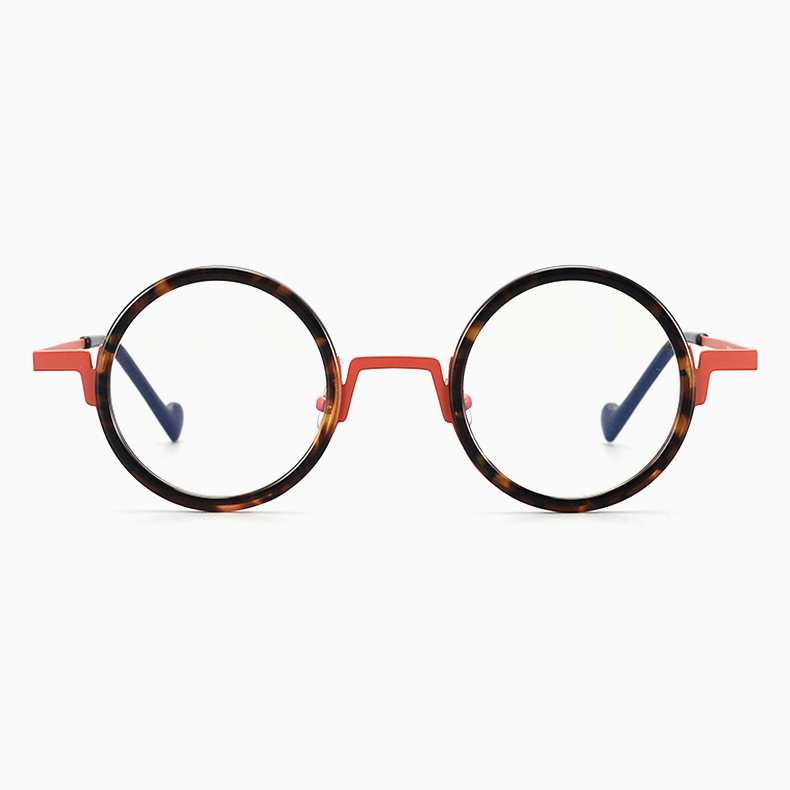 Eterlens｜おしゃれでヒップホップ風チタンアセテート製メガネ｜ユニークでトレンド感漂う｜オーダーメイド