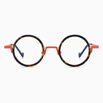 Eterlens｜おしゃれでヒップホップ風チタンアセテート製メガネ｜ユニークでトレンド感漂う｜オーダーメイド