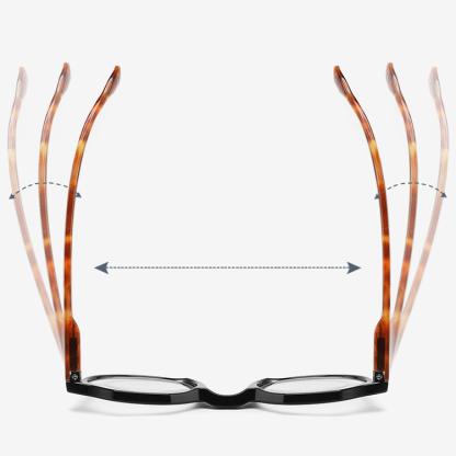 Eterlens  超軽量プラスチッククラウンパント型 | ブルーライトカット | レトロ老眼鏡-Eterlens