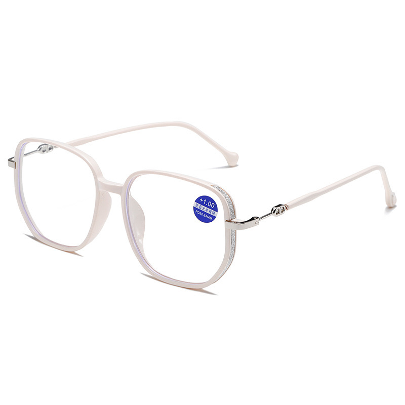 ラメ入りブルーライトカット老眼鏡