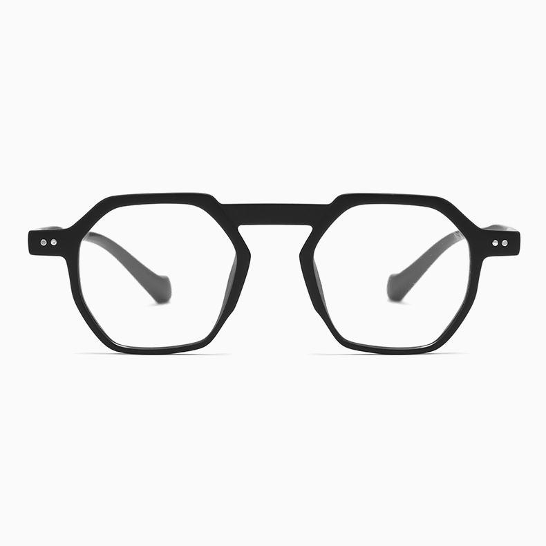 Eterlens｜派手な多角形超軽量メガネ｜個性的でファッショナブル