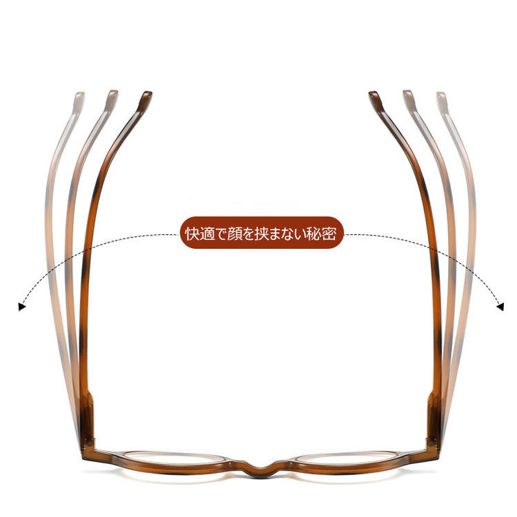 Eterlens レトロ風ブルーライトカット老眼鏡-Eterlens