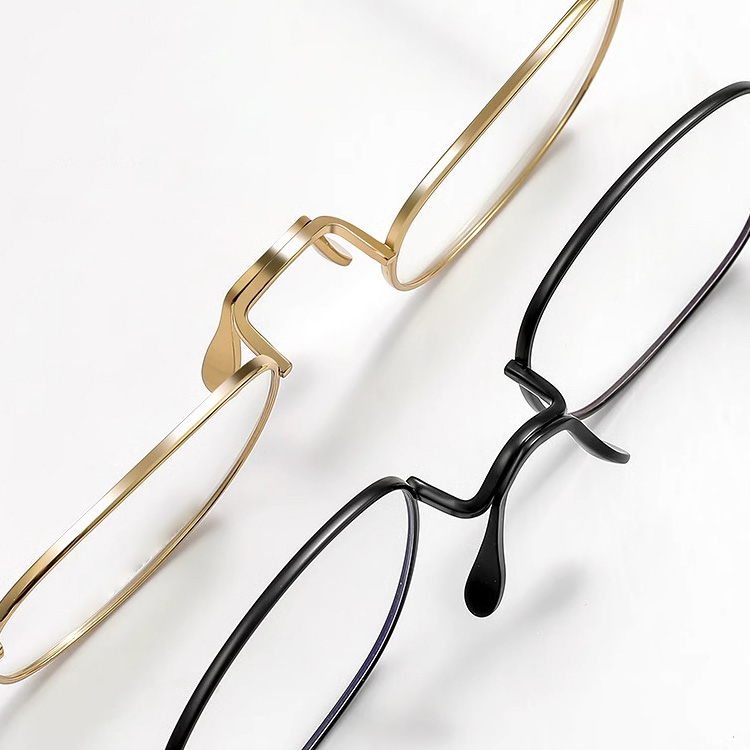 Eterlens｜超軽量レトロS型ノーズパッドメガネ｜度付き対応｜匠の技が光る1本