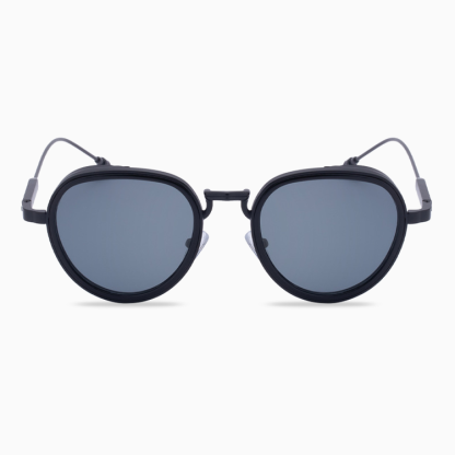 Eterlens|メタルオーバルフレーム|UV400|高級感漂うメンズサングラス-Eterlens