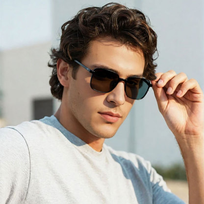 Eterlens | チタン合金折りたたみ式 | 遠近両用調光レンズ | ファッション老眼鏡-Eterlens