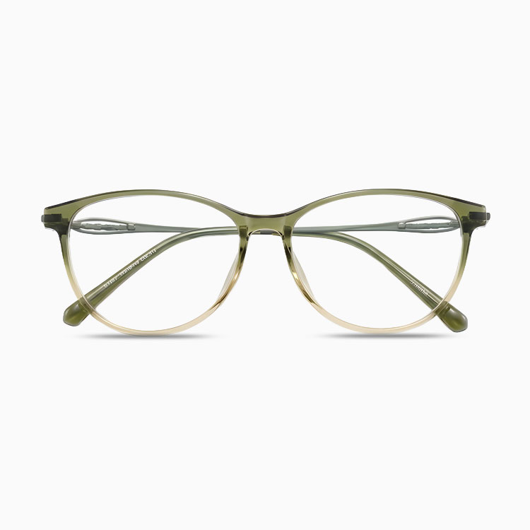 Eterlens｜透かし彫りデザインラインストーンを施したキャットアイメガネ｜度付き対応｜すっぴんでも肌映え