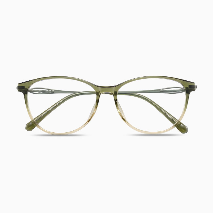 Eterlens｜透かし彫りデザインラインストーンを施したキャットアイメガネ｜度付き対応｜すっぴんでも肌映え