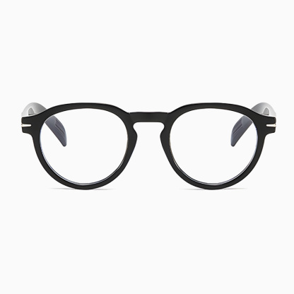 Eterlens｜上質なアセテートボストンフレーム｜ブルーライトカットの樹脂レンズ｜キーホールブリッジ老眼鏡