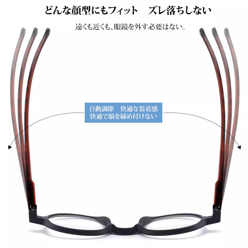 Eterlens  遠近両用ブルーライトカット累進多焦点老眼鏡-Eterlens