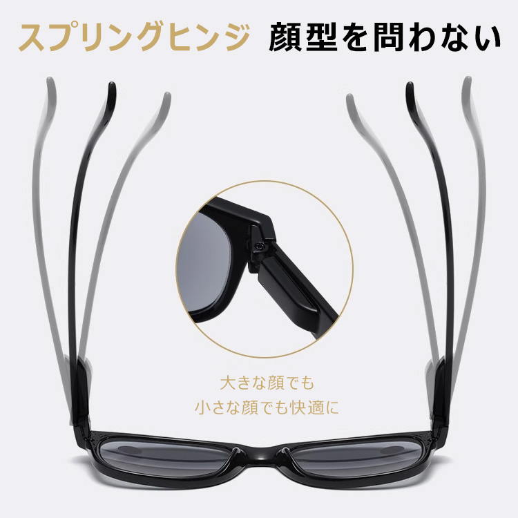 Eterlens老眼鏡｜ブルーライト＆UVカット2-in-1 - 商品画像 3/15 (Round SunReader)