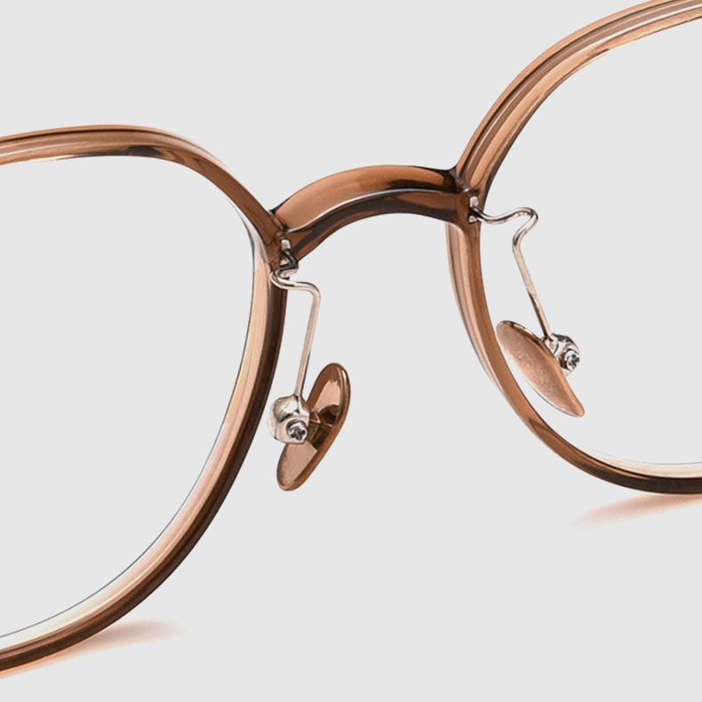 Eterlens｜超軽量エアチタンの小さめフレーム｜度付き対応｜レトロ風メガネ-Eterlens