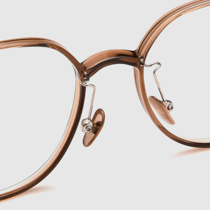 Eterlens｜超軽量エアチタンの小さめフレーム｜度付き対応｜レトロ風メガネ-Eterlens