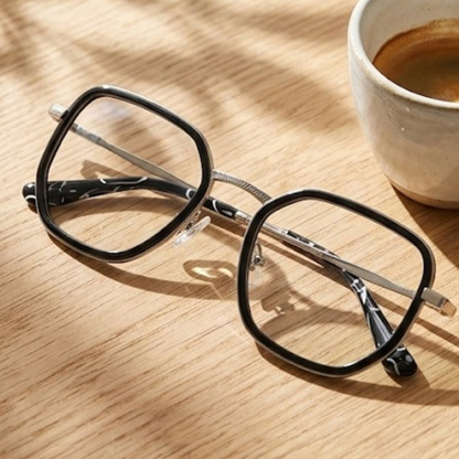 Eterlens│ 幾何学多角形フレームメガネ