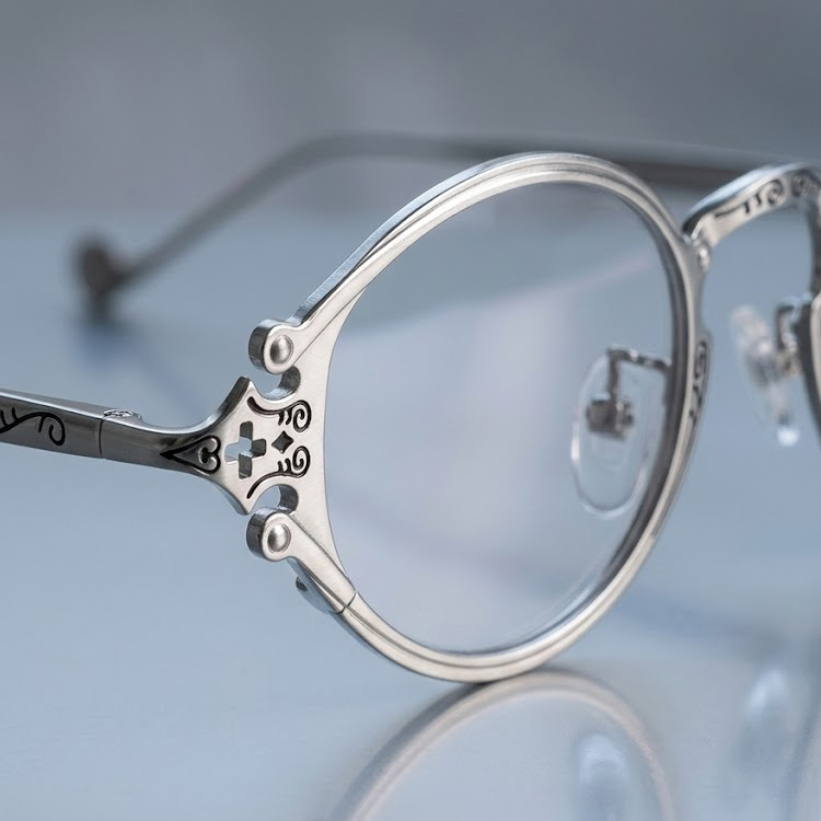 Eterlens【華やかな彫金・軽やかな掛け心地】 オーバル型メガネ｜Eterlens
