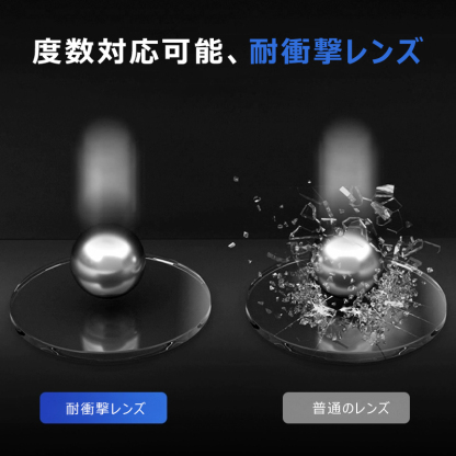 Eterlens 砂・花粉対策、落下防止遠近両用ブルーライトカットメガネ-Eterlens