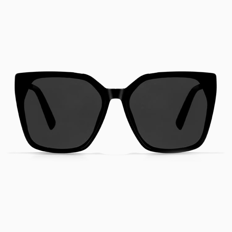 Eterlensサングラス│緑の大きめフレームで紫外線防止│色白見せ・小顔効果│ストリート スナップ・旅行用サングラス