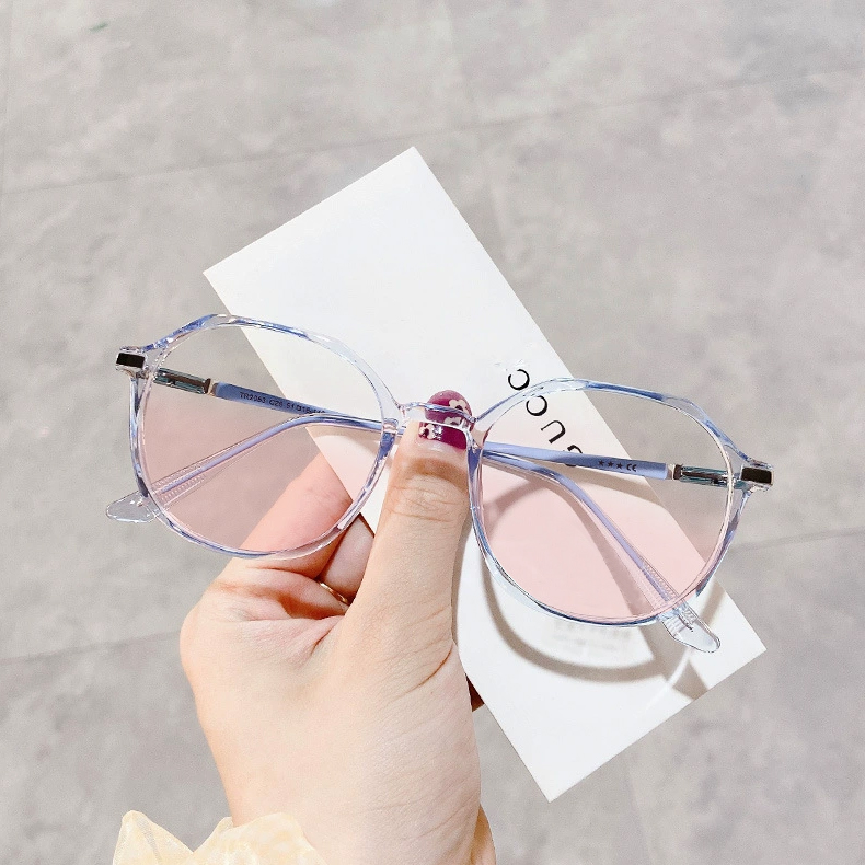 Eterlens｜細リムクラウンパント型チークメガネ｜すっぴんでも映える