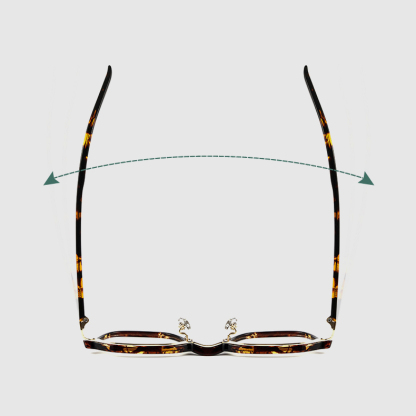 Eterlens｜ウェリントン型小さめフレームメガネ｜レトロで上質感漂う