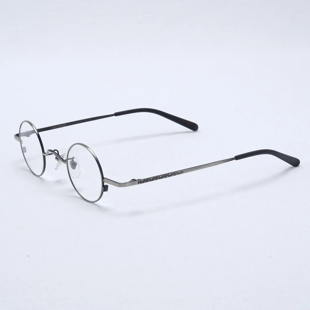 【クラシック・メタルラウンドメガネ】 ETERLENS | アート感溢れるレトロ知性派メガネ | 度付きレンズ対応 |超軽量 日本人の顔に馴染むデザイン