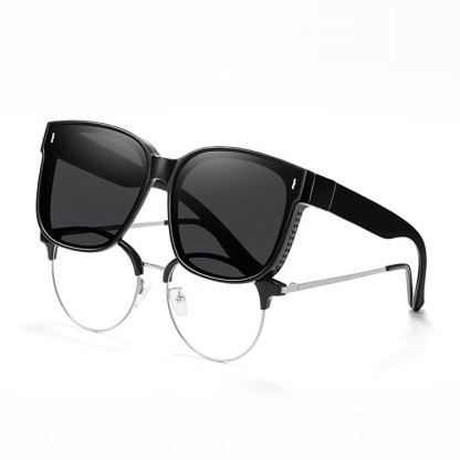 Eterlens｜超軽量男女兼用オーバーグラス｜眩しさ対策の偏光レンズ｜メガネの上からかけられるオーバーグラス