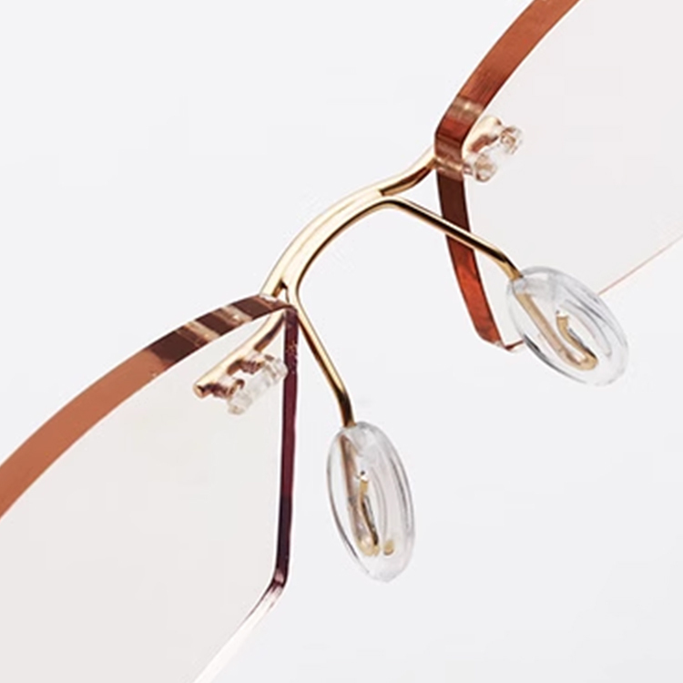 Eterlens｜超軽量カーキレンズリムレス老眼鏡｜ブルーライトカット｜大人のビジネススタイルに