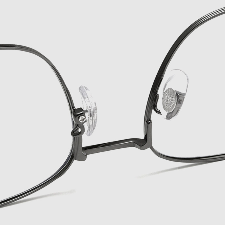 Eterlens｜チタン製大きめフルリム│度付き対応│レトロビジネススタイルメガネ-Eterlens